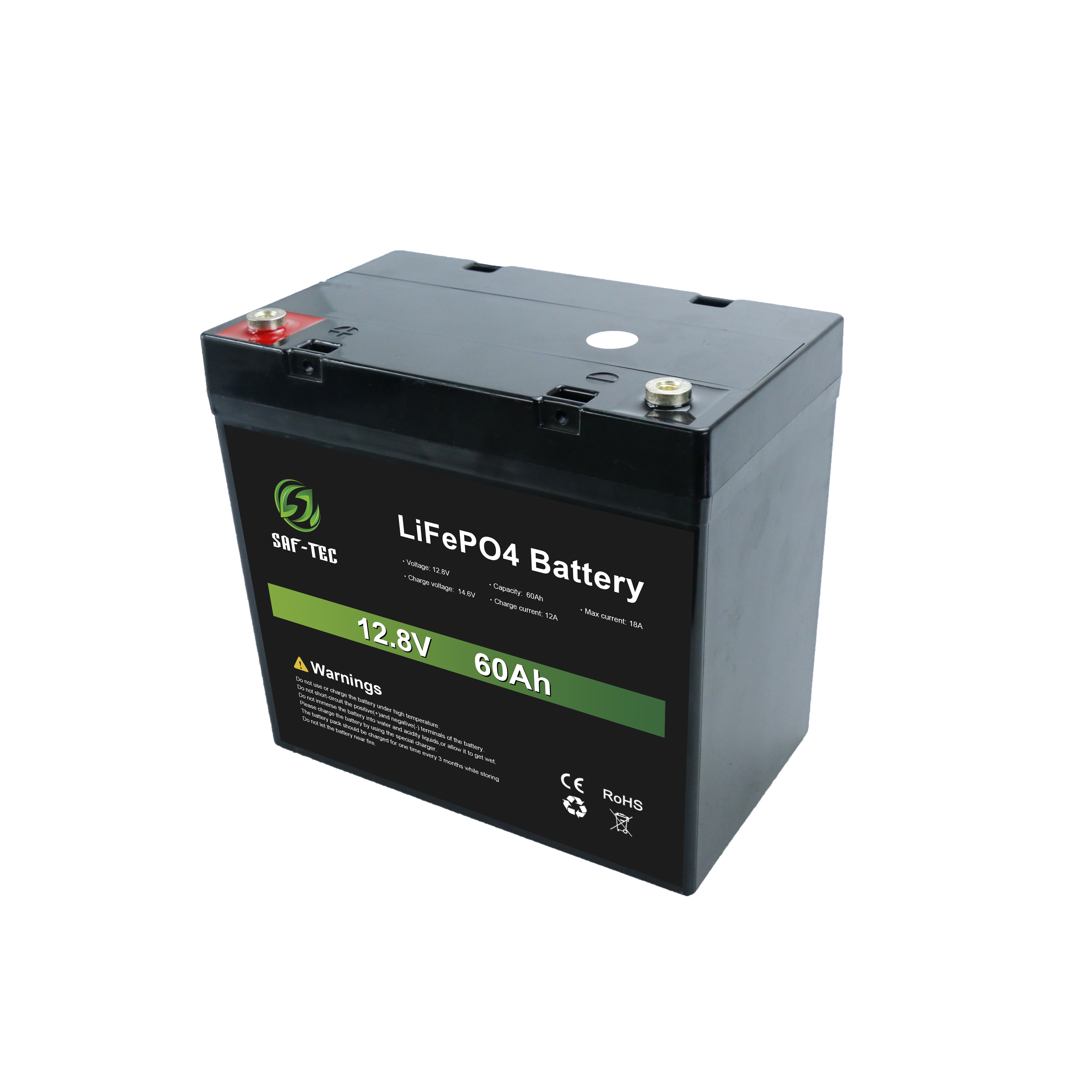 Batería de almacenamiento solar de 12V60AH para almacenamiento de energía fuera de la red: energía confiable para ubicaciones remotas